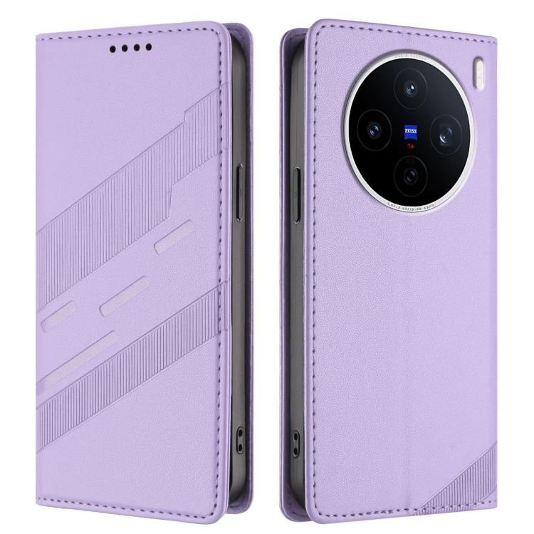 For vivo X200s Embossed Multi-functional Wallet Retro Leather Phone Case