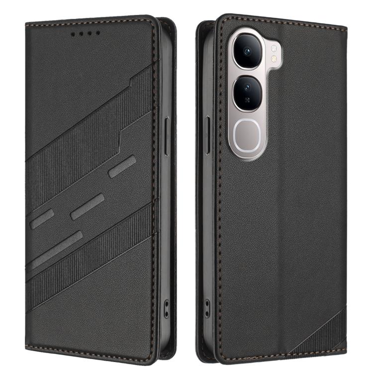 For vivo Y31 5G 2025 Global Embossed Multi-functional Wallet Retro Leather Phone Case