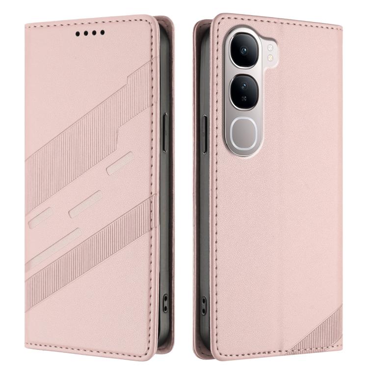 For vivo Y31 5G 2025 Global Embossed Multi-functional Wallet Retro Leather Phone Case