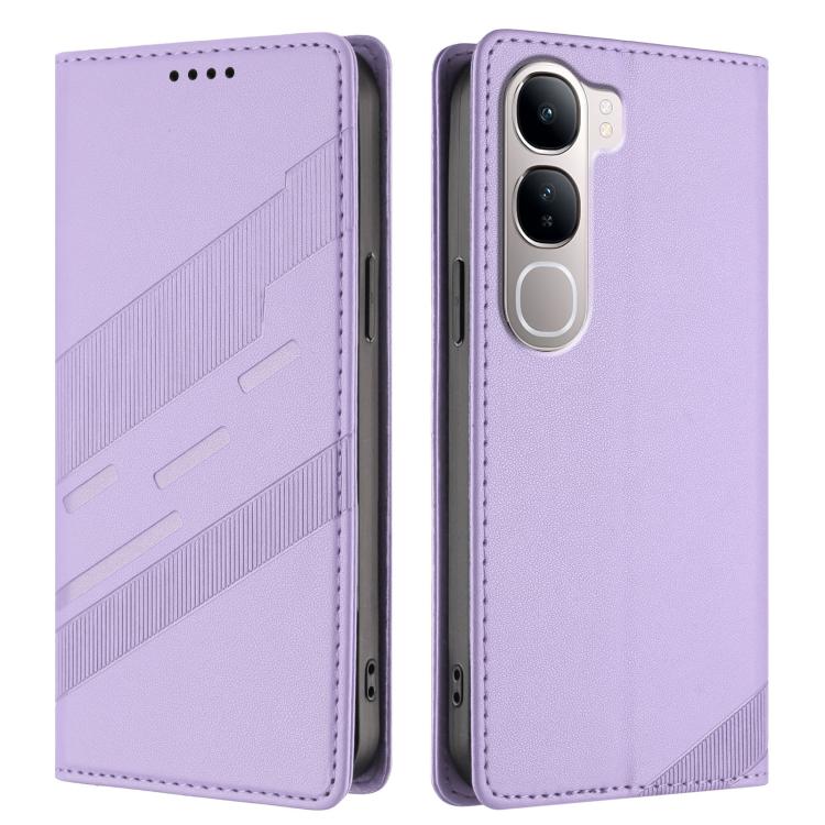 For vivo Y31 5G 2025 Global Embossed Multi-functional Wallet Retro Leather Phone Case