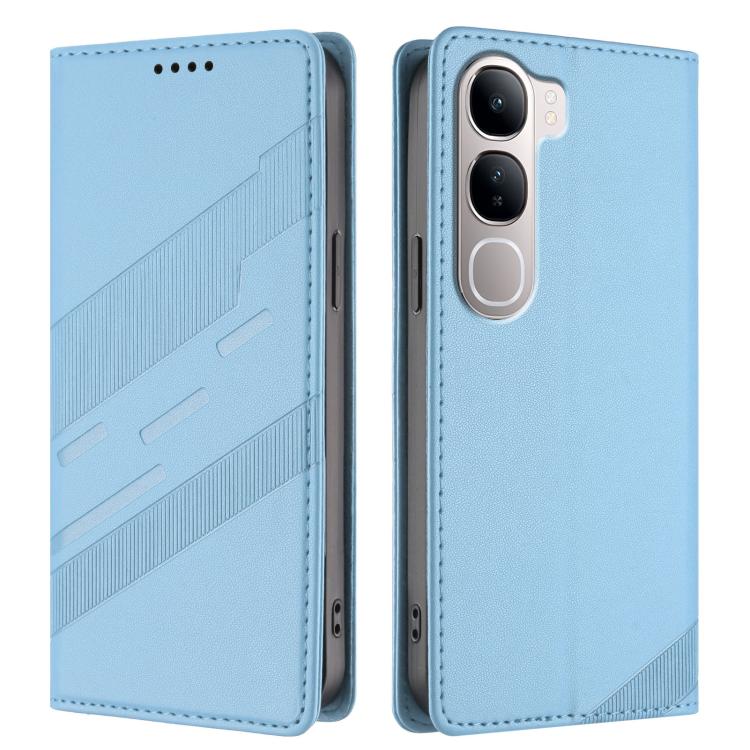 For vivo Y31 5G 2025 Global Embossed Multi-functional Wallet Retro Leather Phone Case