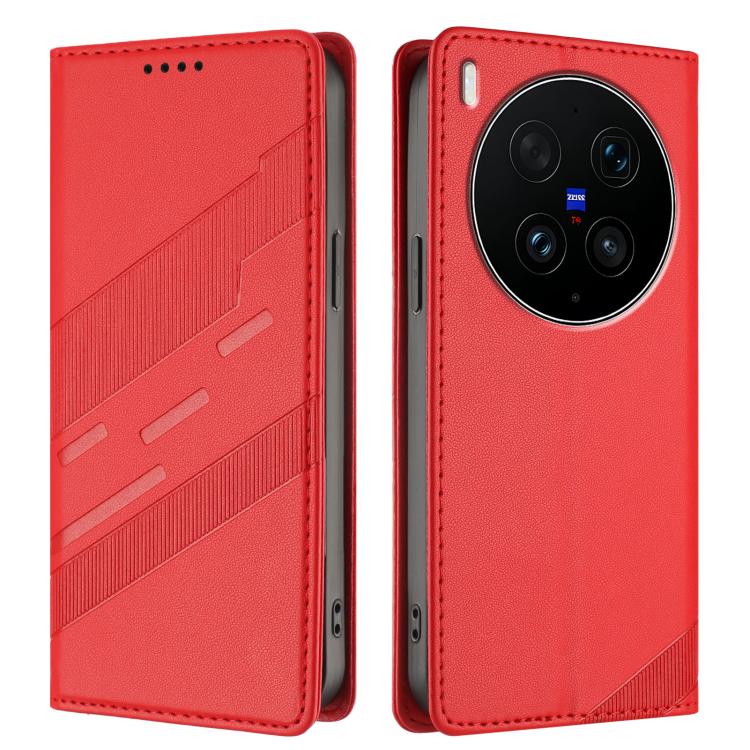 For vivo X300 Ultra 5G Embossed Multi-functional Wallet Retro Leather Phone Case
