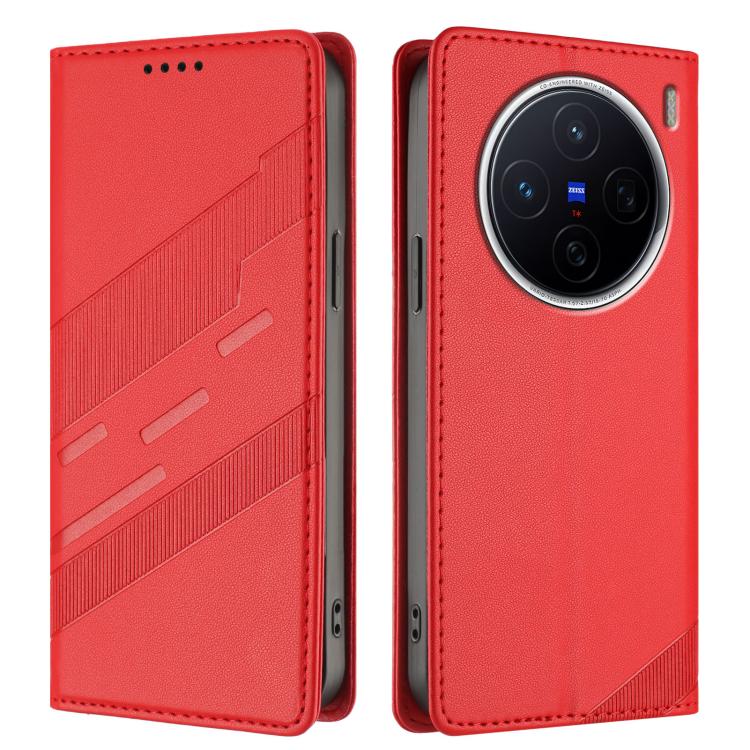 For vivo X300s 5G Embossed Multi-functional Wallet Retro Leather Phone Case