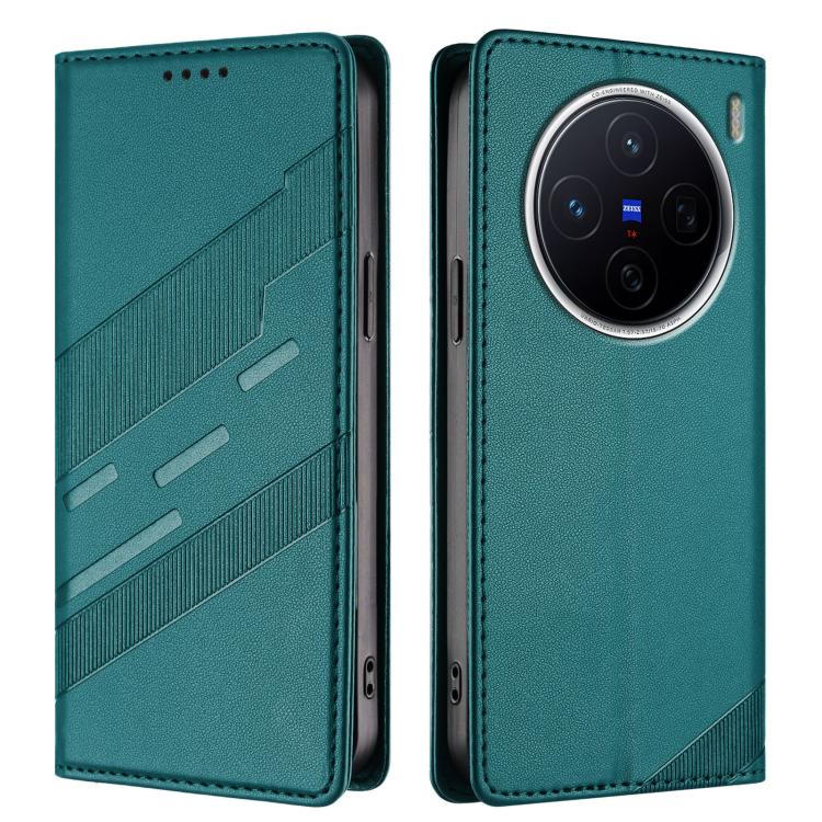 For vivo X300s 5G Embossed Multi-functional Wallet Retro Leather Phone Case
