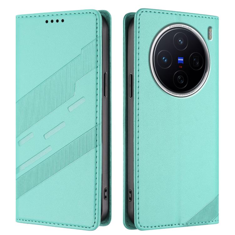 For vivo X300s 5G Embossed Multi-functional Wallet Retro Leather Phone Case