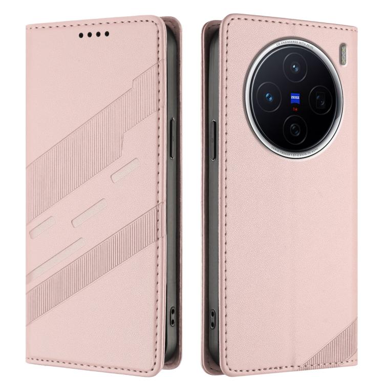 For vivo X300s 5G Embossed Multi-functional Wallet Retro Leather Phone Case