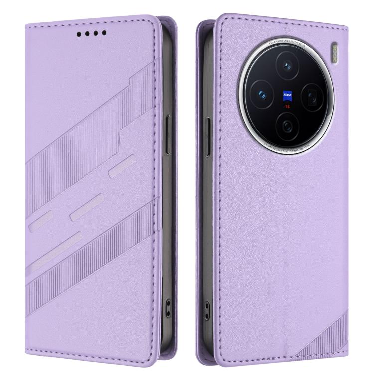 For vivo X300s 5G Embossed Multi-functional Wallet Retro Leather Phone Case