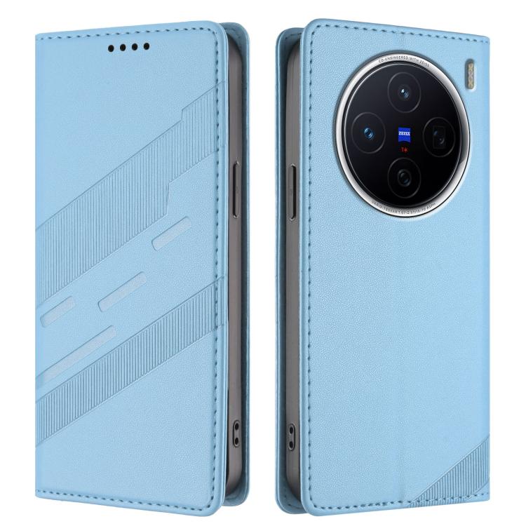 For vivo X300s 5G Embossed Multi-functional Wallet Retro Leather Phone Case