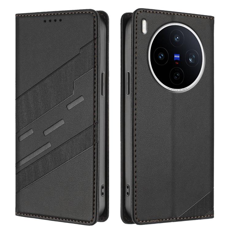 For vivo X300 Pro Embossed Multi-functional Wallet Retro Leather Phone Case