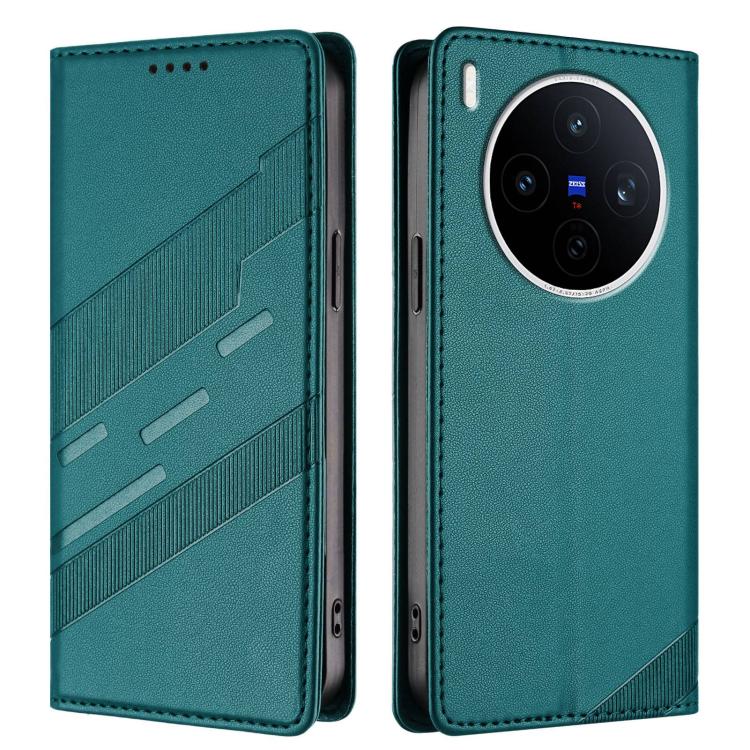 For vivo X300 Pro Embossed Multi-functional Wallet Retro Leather Phone Case