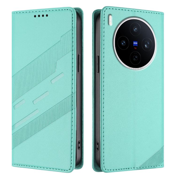 For vivo X300 Pro Embossed Multi-functional Wallet Retro Leather Phone Case