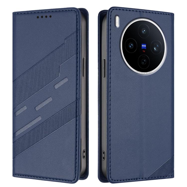 For vivo X300 Pro Embossed Multi-functional Wallet Retro Leather Phone Case