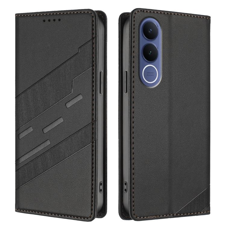 For vivo V70 FE 5G Embossed Multi-functional Wallet Retro Leather Phone Case