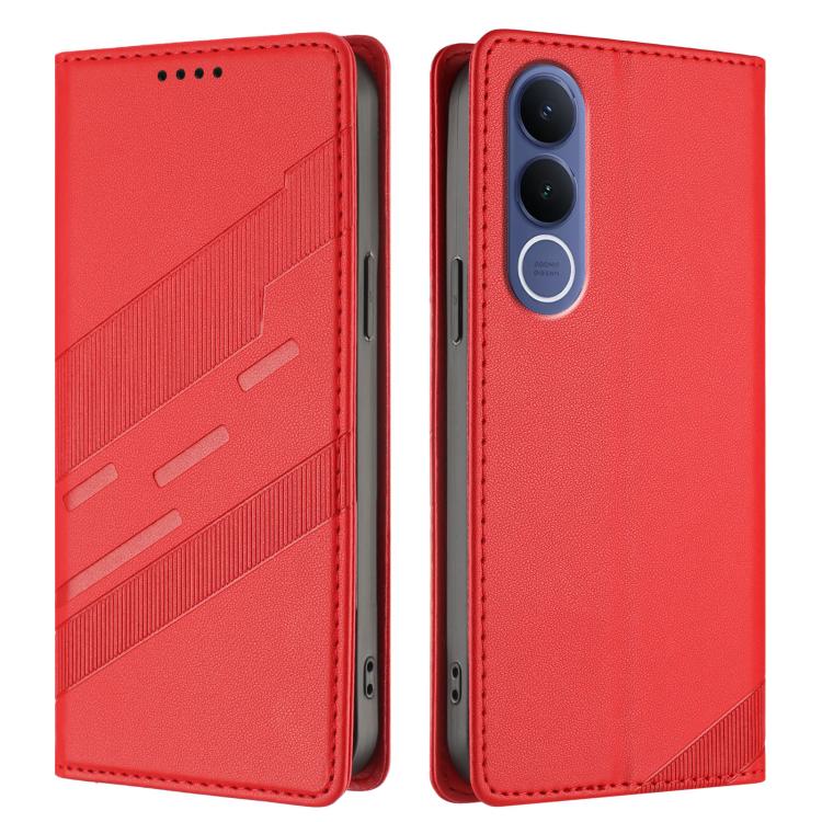 For vivo V70 FE 5G Embossed Multi-functional Wallet Retro Leather Phone Case