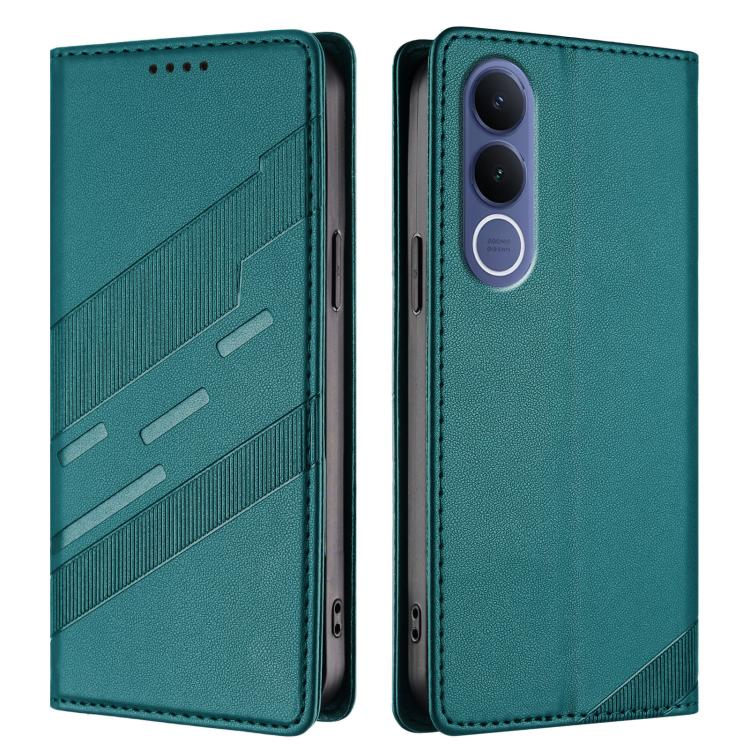 For vivo V70 FE 5G Embossed Multi-functional Wallet Retro Leather Phone Case