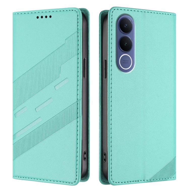For vivo V70 FE 5G Embossed Multi-functional Wallet Retro Leather Phone Case