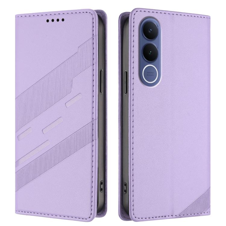 For vivo V70 FE 5G Embossed Multi-functional Wallet Retro Leather Phone Case