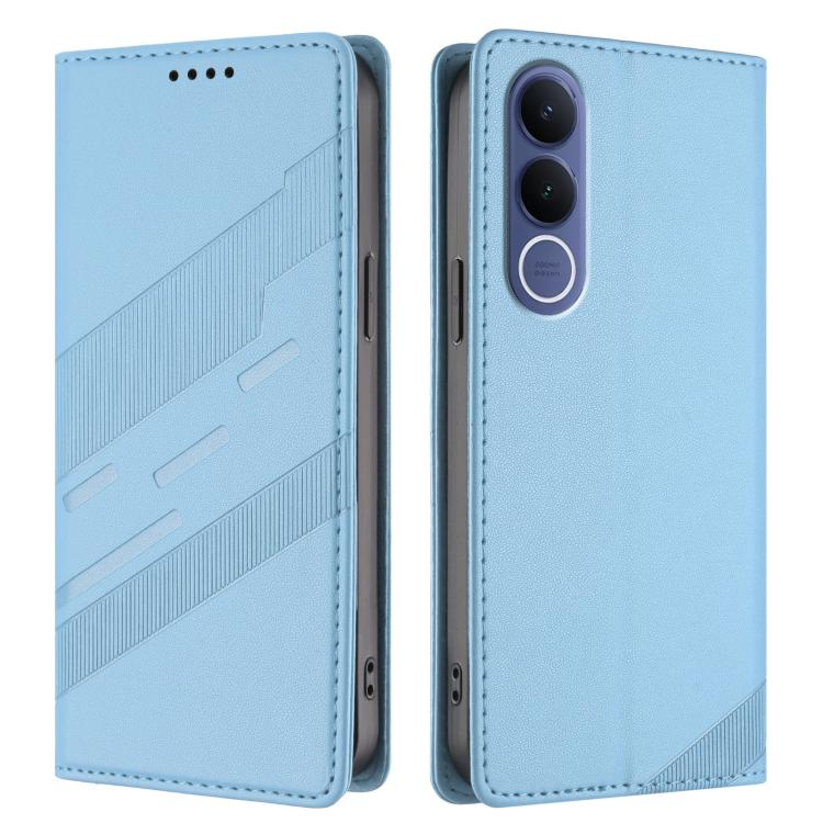 For vivo V70 FE 5G Embossed Multi-functional Wallet Retro Leather Phone Case