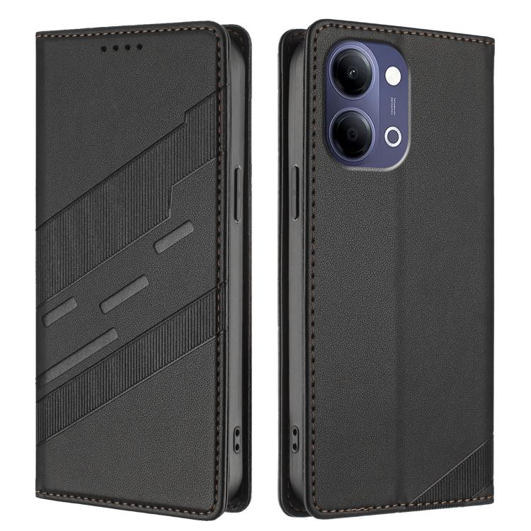 For vivo Y05 4G / Y21 5G 2026 Global Embossed Multi-functional Wallet Retro Leather Phone Case
