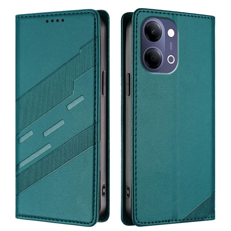 For vivo Y05 4G / Y21 5G 2026 Global Embossed Multi-functional Wallet Retro Leather Phone Case