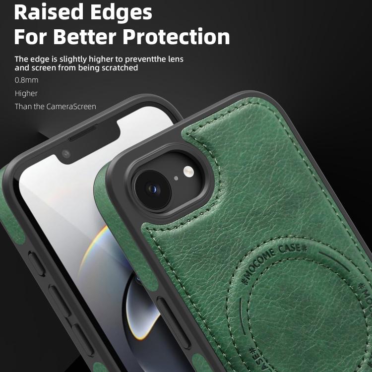 For iPhone 17e / 16e Multi-function Holder MagSafe PU Phone Case