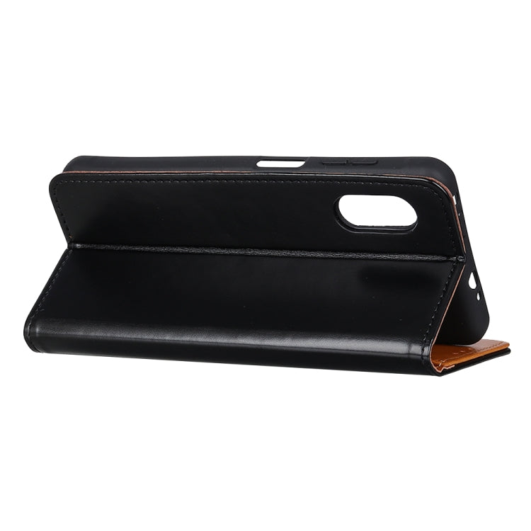 For Samsung Galaxy XCover Pro 3-Color Pearl Texture Magnetic Buckle Horizontal Flip PU Leather Case with Card Slots & Wallet & Holder