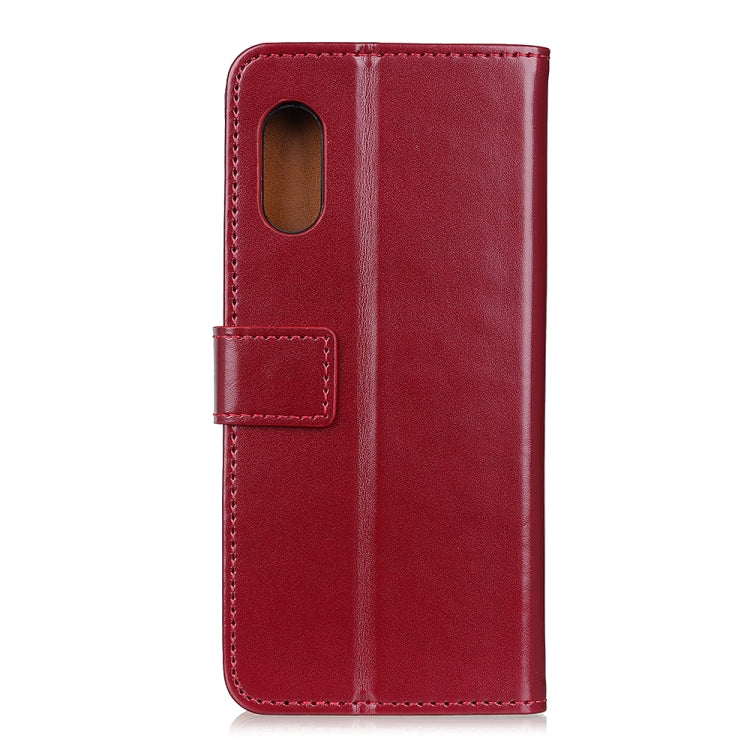 For Samsung Galaxy XCover Pro 3-Color Pearl Texture Magnetic Buckle Horizontal Flip PU Leather Case with Card Slots & Wallet & Holder