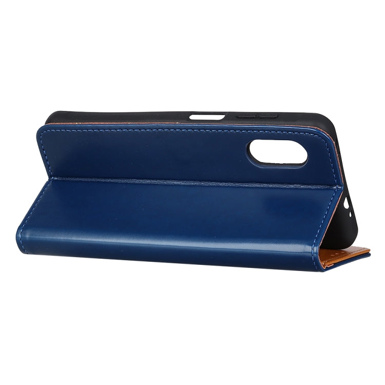 For Samsung Galaxy XCover Pro 3-Color Pearl Texture Magnetic Buckle Horizontal Flip PU Leather Case with Card Slots & Wallet & Holder