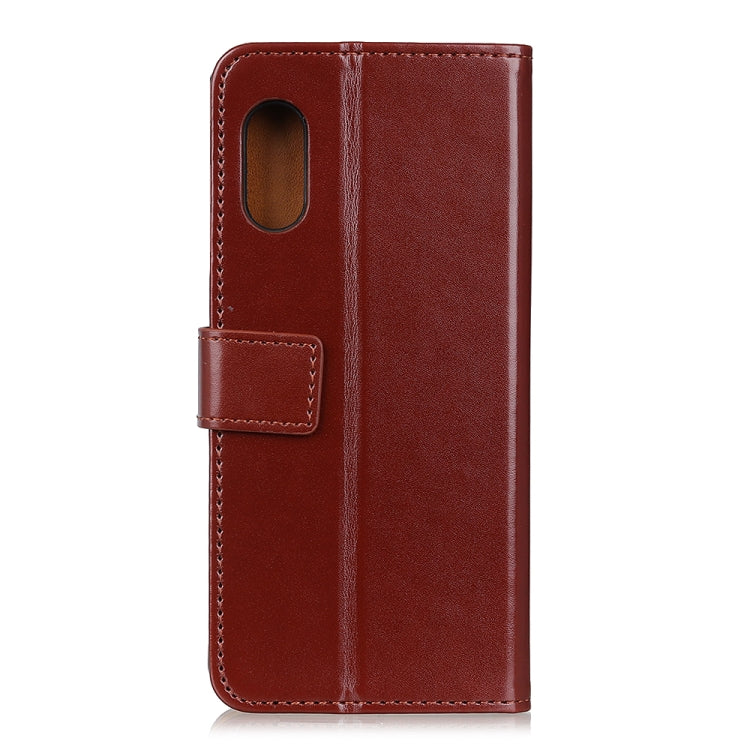 For Samsung Galaxy XCover Pro 3-Color Pearl Texture Magnetic Buckle Horizontal Flip PU Leather Case with Card Slots & Wallet & Holder