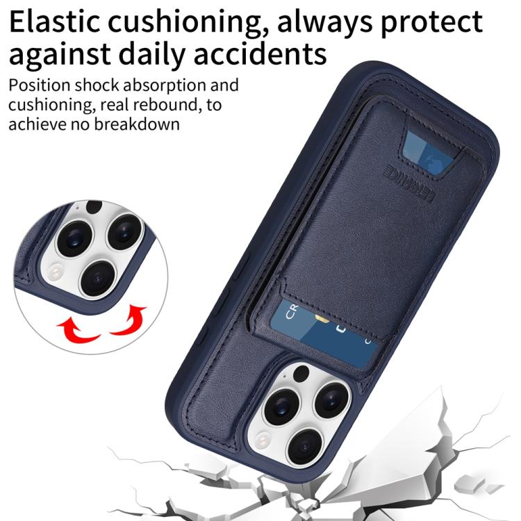 For iPhone 16 Pro BETOPNICE Vertical Flip Detachable MagSafe Wallet Phone Case