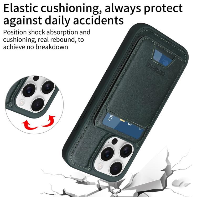 For iPhone 16 Pro BETOPNICE Vertical Flip Detachable MagSafe Wallet Phone Case