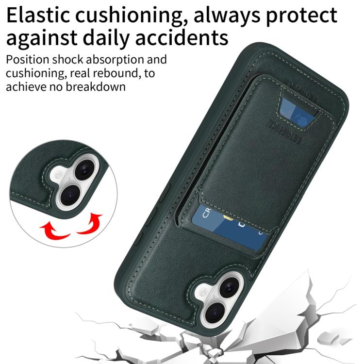 For iPhone 16 Plus BETOPNICE Vertical Flip Detachable MagSafe Wallet Phone Case