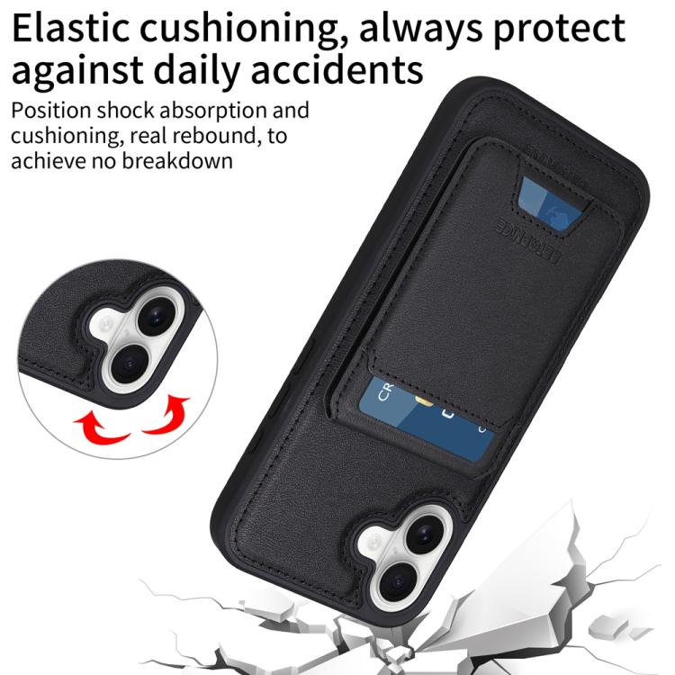 For iPhone 16 Plus BETOPNICE Vertical Flip Detachable MagSafe Wallet Phone Case