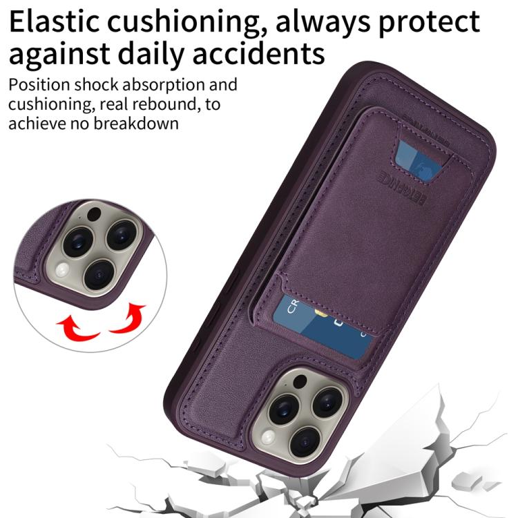 For iPhone 15 Pro Max BETOPNICE Vertical Flip Detachable MagSafe Wallet Phone Case