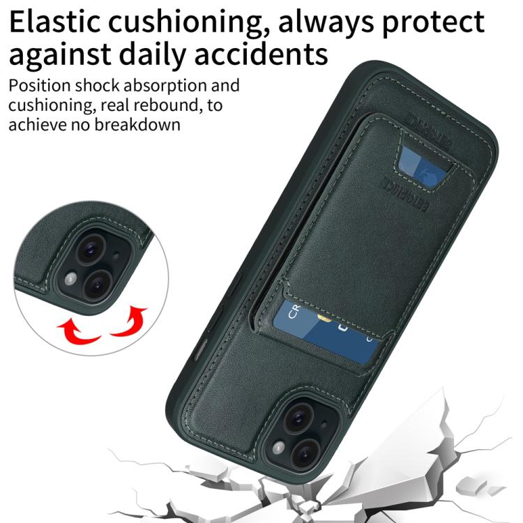 For iPhone 15 Plus BETOPNICE Vertical Flip Detachable MagSafe Wallet Phone Case