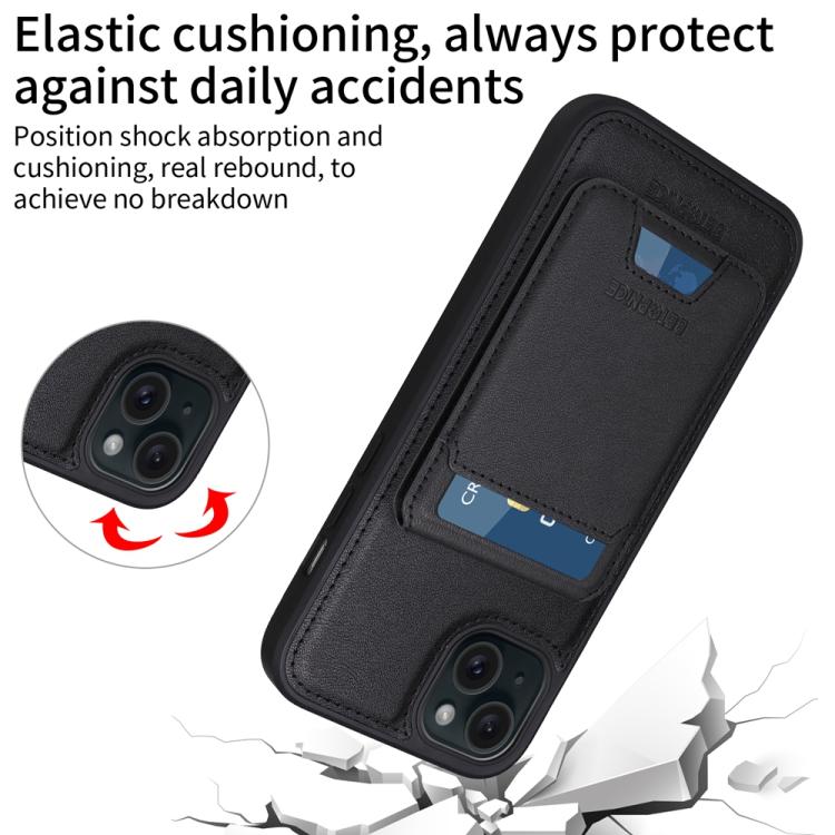 For iPhone 15 Plus BETOPNICE Vertical Flip Detachable MagSafe Wallet Phone Case