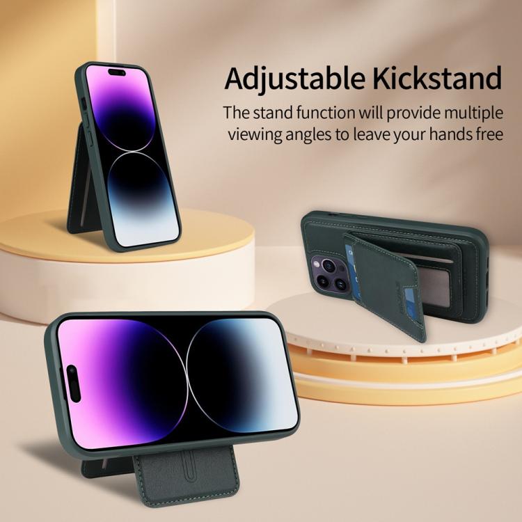 For iPhone 14 Pro Max BETOPNICE Vertical Flip Detachable MagSafe Wallet Phone Case