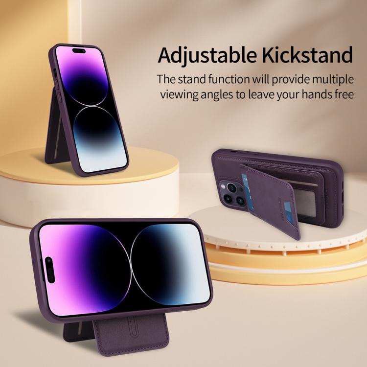 For iPhone 14 Pro Max BETOPNICE Vertical Flip Detachable MagSafe Wallet Phone Case
