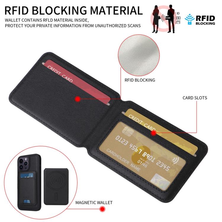 For iPhone 14 Pro Max BETOPNICE Vertical Flip Detachable MagSafe Wallet Phone Case