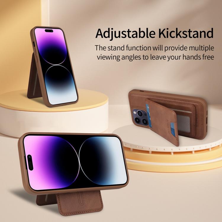 For iPhone 14 Pro Max BETOPNICE Vertical Flip Detachable MagSafe Wallet Phone Case