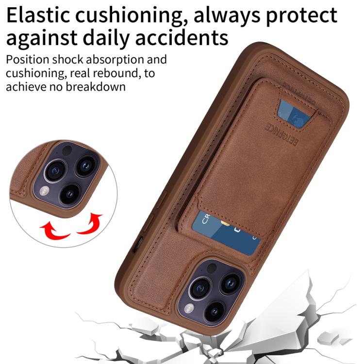 For iPhone 14 Pro Max BETOPNICE Vertical Flip Detachable MagSafe Wallet Phone Case
