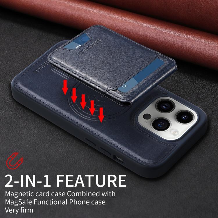 For iPhone 14 Pro BETOPNICE Vertical Flip Detachable MagSafe Wallet Phone Case