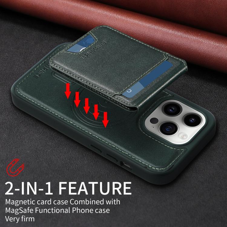 For iPhone 14 Pro BETOPNICE Vertical Flip Detachable MagSafe Wallet Phone Case