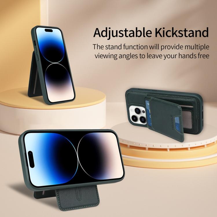 For iPhone 14 Pro BETOPNICE Vertical Flip Detachable MagSafe Wallet Phone Case
