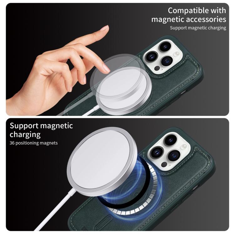 For iPhone 14 Pro BETOPNICE Vertical Flip Detachable MagSafe Wallet Phone Case