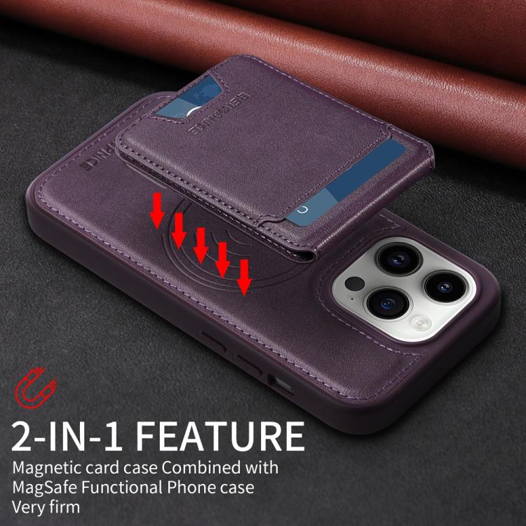 For iPhone 14 Pro BETOPNICE Vertical Flip Detachable MagSafe Wallet Phone Case
