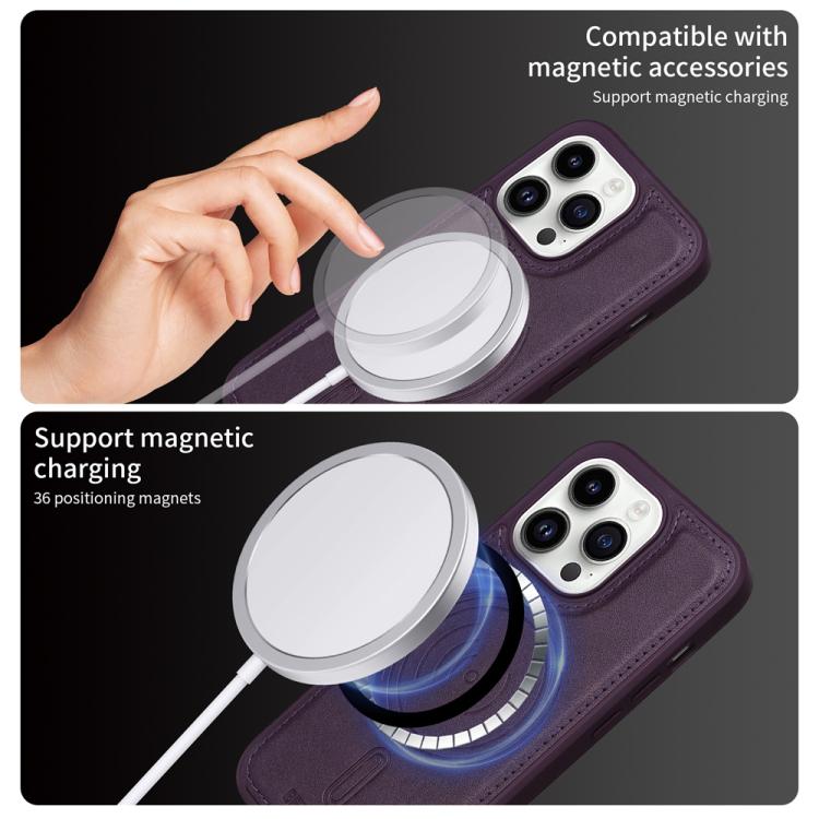 For iPhone 14 Pro BETOPNICE Vertical Flip Detachable MagSafe Wallet Phone Case