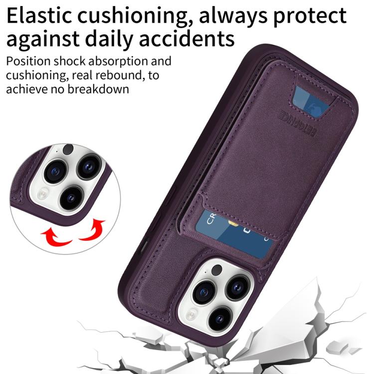 For iPhone 14 Pro BETOPNICE Vertical Flip Detachable MagSafe Wallet Phone Case