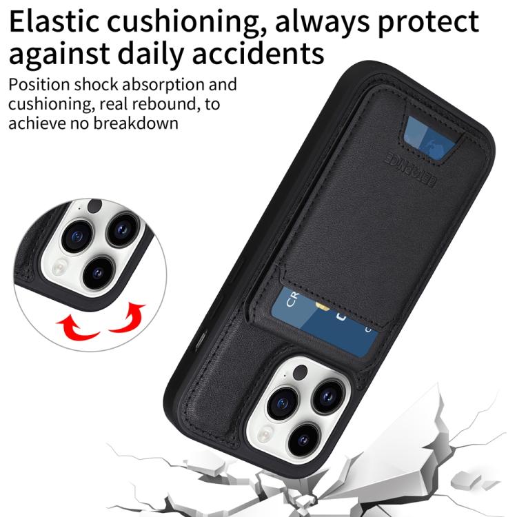 For iPhone 14 Pro BETOPNICE Vertical Flip Detachable MagSafe Wallet Phone Case