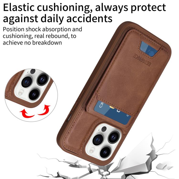 For iPhone 14 Pro BETOPNICE Vertical Flip Detachable MagSafe Wallet Phone Case